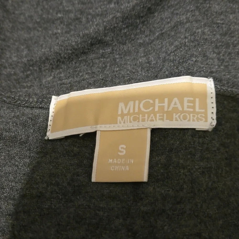 Michael Kors Gray sequined front tank top.